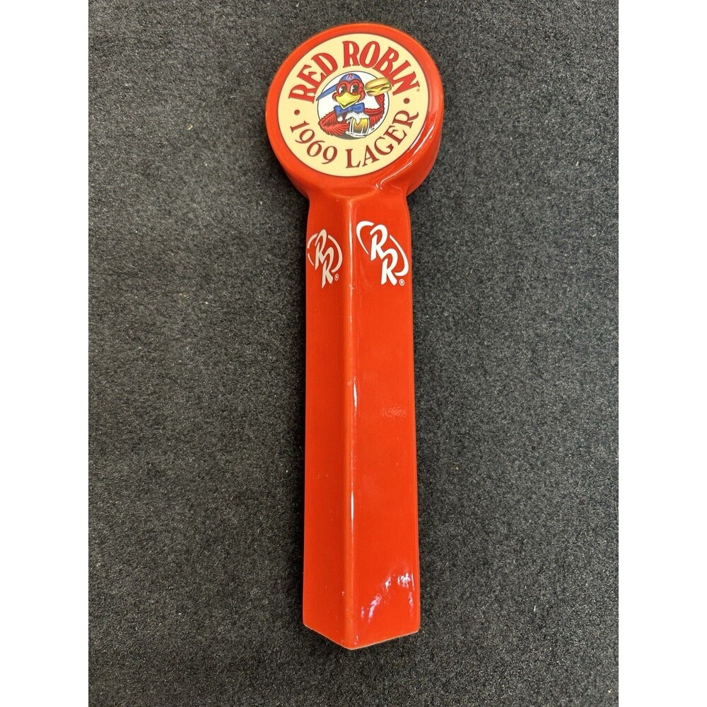 Red Robin Burger Restaurant 1969 Lager Beer Tap Handle 10" Collectable B-18 - Picture 8 of 8